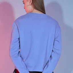 DressBerry Typography Printed Long Sleeves Pullover image 4