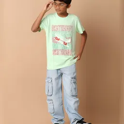 V-Mart Boys Typography Printed T-shirt image 3