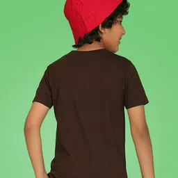 NUSYL Boys Typography Printed Round Neck T-shirt image 2