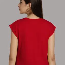 Friskers Women Black 2 Applique T-shirt image 2