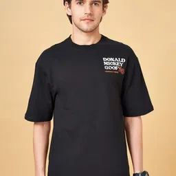 SF JEANS by Pantaloons Typography Printed Pure Cotton T-shirt image 4