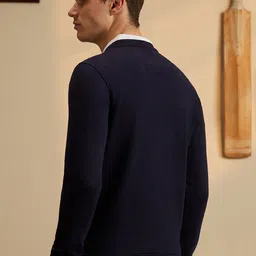 Peter England Casuals Round Neck Cricket Inspired Pullover Sweatshirt image 4