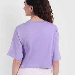 COLOR CAPITAL Drop Shoulder Sleeves Boxy Pure Cotton T-shirt image 5