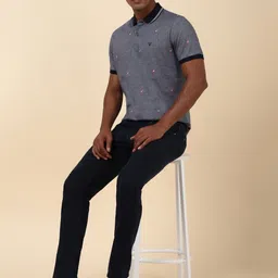 Allen Solly Men Conversational Printed Polo Collar T-shirt image 5