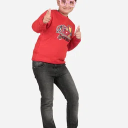 Bodycare Kids Boys Avengers Printed Fleece Sweatshirt image 5