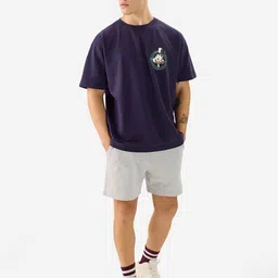 The Souled Store Graphic Printed Drop-Shoulder Sleeves Cotton Oversized T-shirt image 5