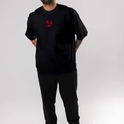 BAESD Graphic Printed Drop-Shoulder Sleeves Cotton Oversized Casual  T-shirt image 4