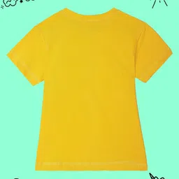 BAESD Girls Pack of 2 Round Neck Cotton T-shirt image 2