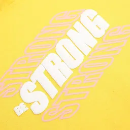 mackly Girls Yellow Printed Hooded Sweatshirt image 5