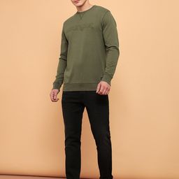 Wrangler Round Neck Ribbed Hem Pullover-picture-47