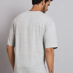 Imsa Moda Typography Printed Oversized Cotton T-shirt image 4