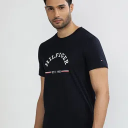 Tommy Hilfiger Men Round Neck Typography T-shirt image 5