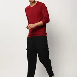 SHOWOFF Self Design cotton Pullover image 2