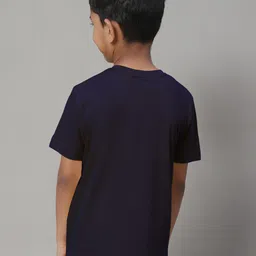 Friskers  Boys Typography Printed  V-Neck Cotton T-Shirts image 3