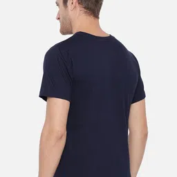 FFLIRTYGO Men Blue Graphic Printed Regular T-shirt image 5