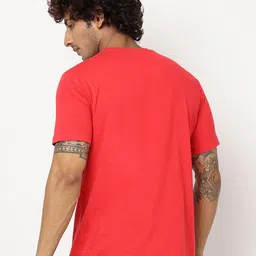 Blue Buddha Round Neck Cotton T-Shirt image 2