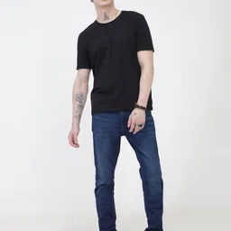 Turms Anti-Stain & Anti-Odour Typography Printed Crew Neck T-Shirt image 5