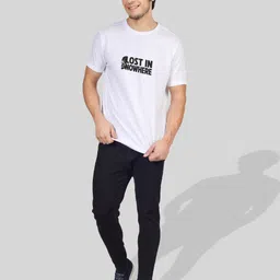 Greylongg Typography Printed T-shirt image 2