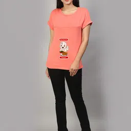 SillyBoom Graphic Printed Short Sleeves Maternity T-shirt image 3