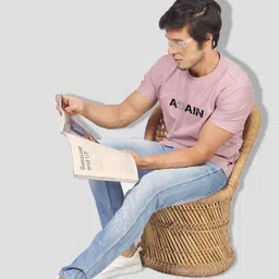 Greylongg Typography Printed T-shirt image 3