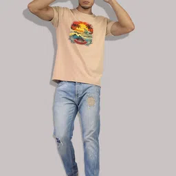 Greylongg Graphic Printed T-shirt image 4