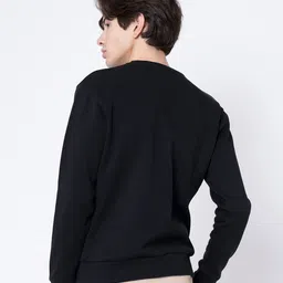 Red Tape Typography Printed Round Neck Cotton Pullover Sweatshirt image 4