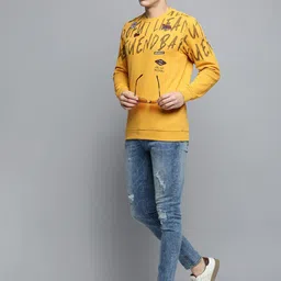 SHOWOFF Typography Printed Cotton Sweatshirt image 5