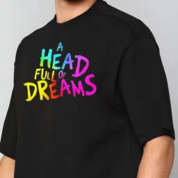 KAIDO Men Printed Drop-Shoulder Sleeves T-shirt image 5