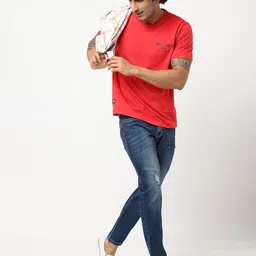 Blue Buddha Round Neck Cotton T-Shirt image 5