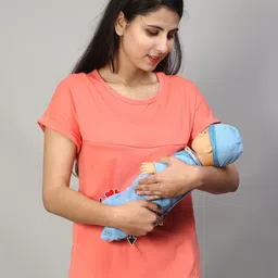 SillyBoom Graphic Printed Short Sleeves Maternity T-shirt image 5