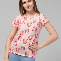 Hive91 Conversational Printed Cotton Relaxed Fit T-shirt image 4