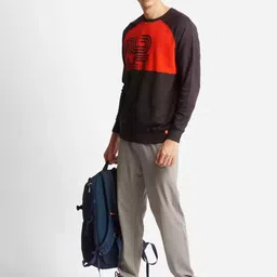 Wildcraft Men Brown Printed Cotton Sweatshirt image 3