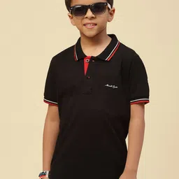 Monte Carlo Boys Polo Collar Pure Cotton T-shirt image 1
