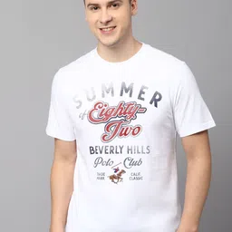 Beverly Hills Polo Club Typography Printed Cotton T-shirt image 1