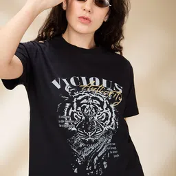 The Roadster Lifestyle Co Printed Cotton Tshirts-picture-19