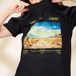 The Roadster Lifestyle Co Printed Cotton Tshirts-image-72