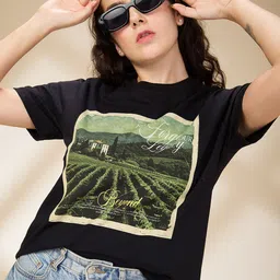 The Roadster Lifestyle Co Printed Cotton Tshirts-image-19