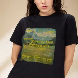 The Roadster Lifestyle Co Printed Cotton Tshirts-image-39