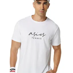 ASICS Classic Typography Printed Round Neck T-Shirt-picture-50