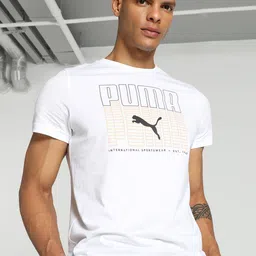 Puma Stylized Graphic Printed Cotton Slim-Fit T-shirt-image-81