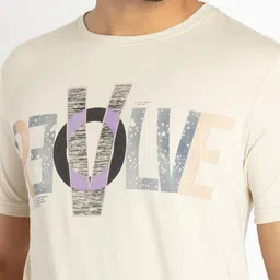 Status Quo Men Typography Printed Cotton T-shirt image 2