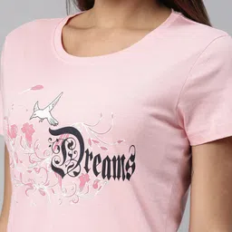 Kryptic Typography Printed Pure Cotton T-shirt image 2