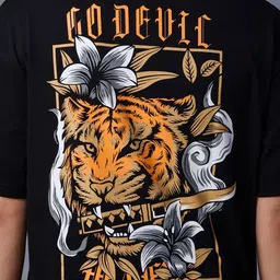 GO DEVIL Men Graphic Printed T-shirt image 2