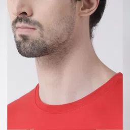 Friskers Men Red Printed T-shirt image 2