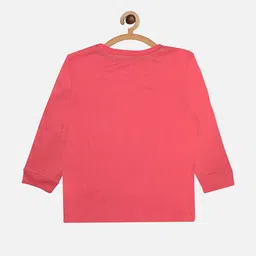 Octave Boys Orange Typography Printed Applique T-shirt image 2