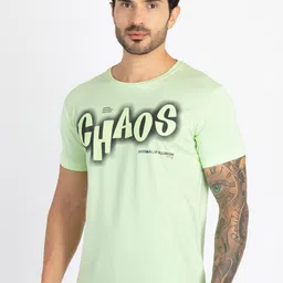 Status Quo Typography Printed Round Neck Cotton T-shirt image 3
