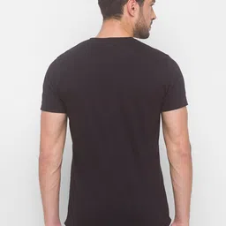 Being Human Men Black Pure Cotton T-shirt image 4