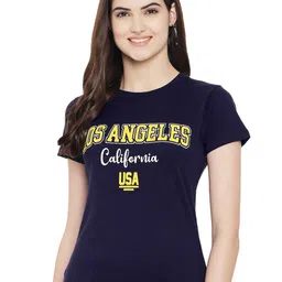 Fabflee Pack of 4 Graphic Printed Round Neck Cotton T-shirt image 4