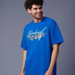 GO DEVIL Men Typography Printed T-shirt image 4