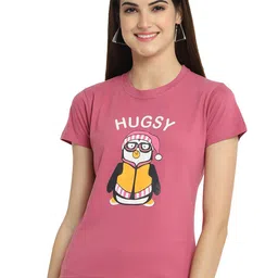 Fabflee Pack Of 4 Typography Printed Cotton T-shirt image 4